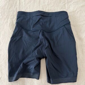 Navy Athletic Biker Shorts